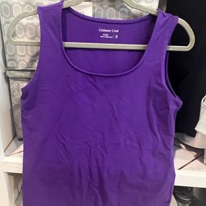 Cold water creek- purple tank